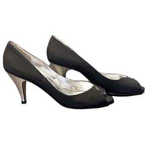 Vintage Anne Klein Peep Toe Pumps